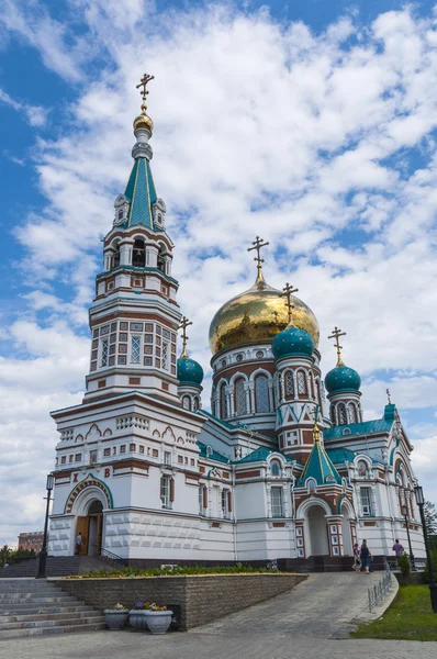 Orthodoxe Kathedrale in Omsk — Stockfoto