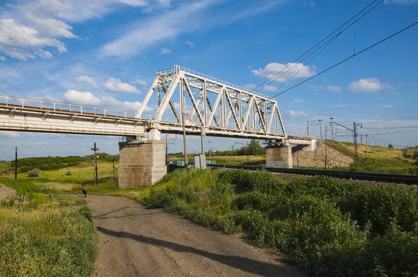 Puente Transib-ferrocarril — Foto de Stock