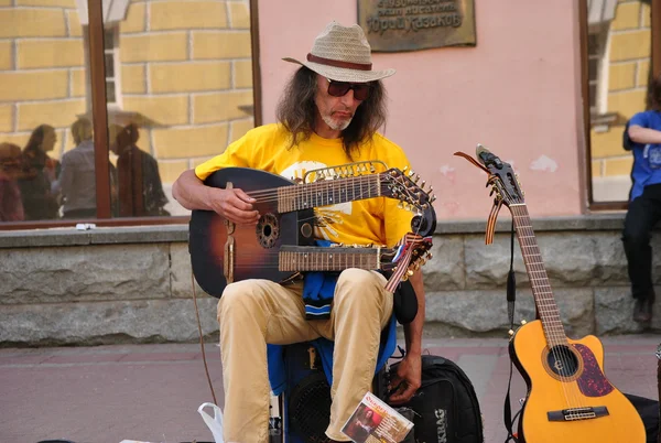 Sokak sanatçıları ve müzisyenler — Stok fotoğraf