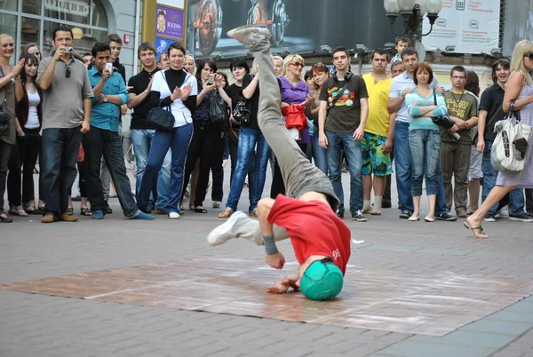 Dançarinos de rua Hip Hop — Fotografia de Stock