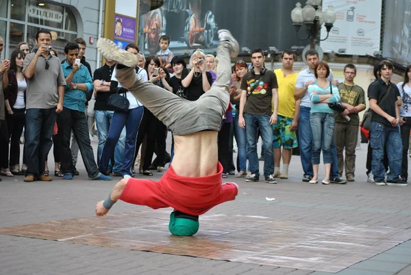 Hip hop dansçıları — Stok fotoğraf