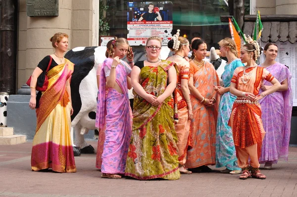 Fiesta de la conciencia de Krishna — Foto de Stock