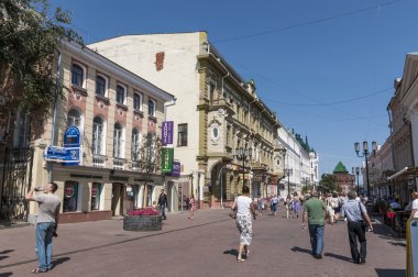 Nijniy novgorod sokaklarında