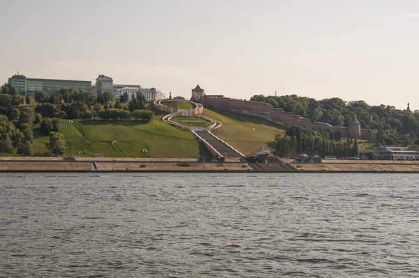 Vista desde el agua de Nizhny Novgorod —  Fotos de Stock