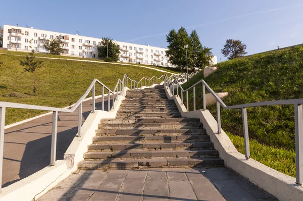 Chůze po schodech — Stock fotografie