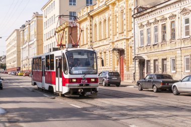 Rus tramvay Caddesi üzerinde