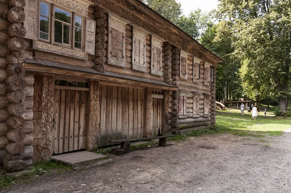 Tradycyjna wioska Rosyjska — Zdjęcie stockowe