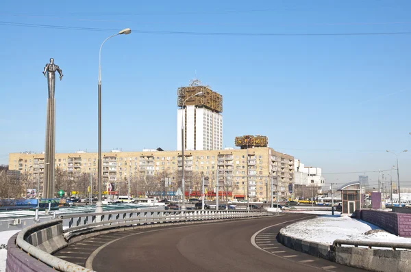 Дорога в Москву — стоковое фото