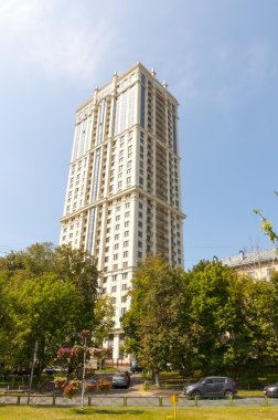 modern yüksek katlı apartman