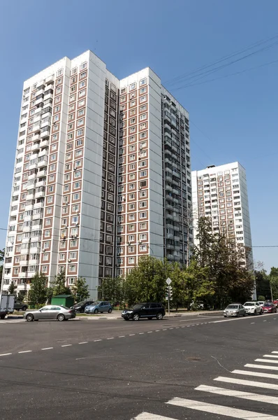 Apartment buildings in Moscow — Stock Photo, Image