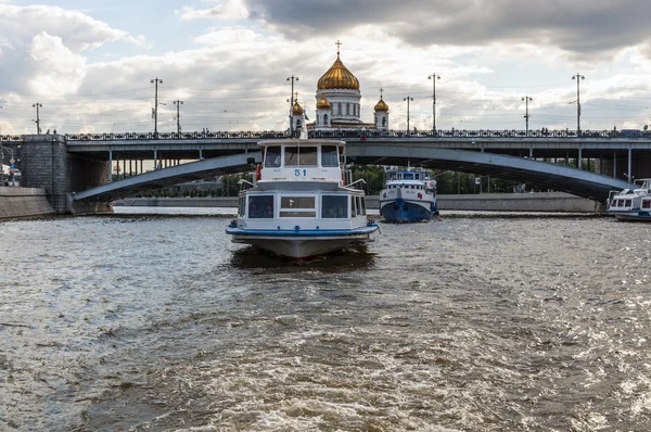Moskauer Flusslandschaft. — Stockfoto