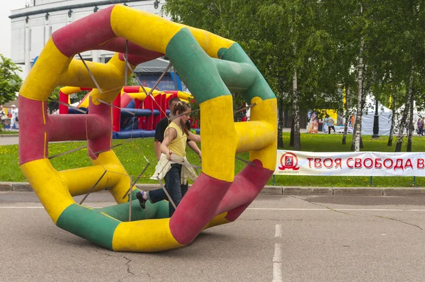 Atracciones infantiles i — Foto de Stock