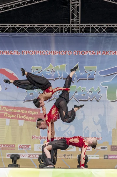 Spettacoli acrobatici — Foto Stock