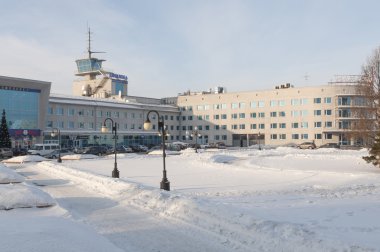 Sibirya'da, kış aylarında Omsk