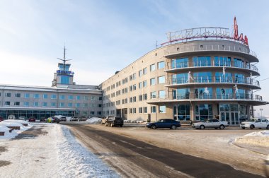 Sibirya'da, kış aylarında Omsk