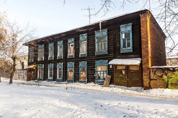 Omsk in Siberia in winter — Stock Photo, Image
