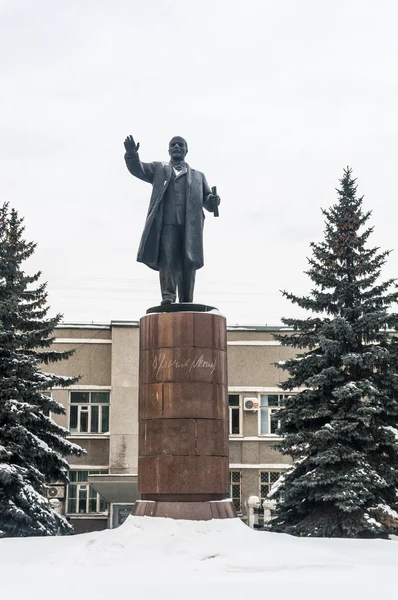 Омську в Сибіру, в зимовий період — стокове фото