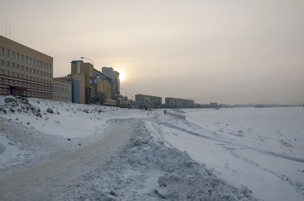 Omsk en Siberia en invierno —  Fotos de Stock