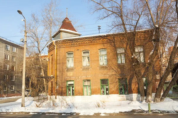 Omsk in Siberië in de winter — Stockfoto