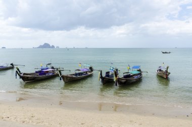 bir ao nang Beach Tayland tekne