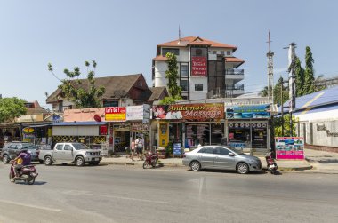 mahalle kafeleri ve resort town Tayland ao nang krabi Mağazalar