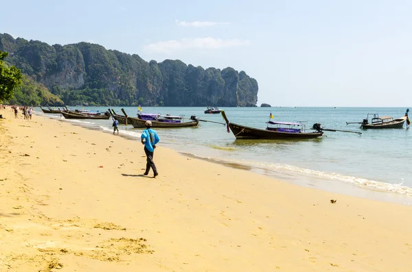 The beautiful sea beach in Krabi Thailand — Stock Photo, Image