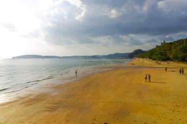 gün batımında güzel beach Tayland