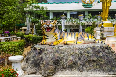 Tayland. Kaplan manastır wat tham su Mağarası