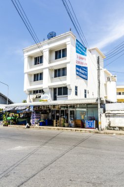 sokak ve evler krabi town Tayland