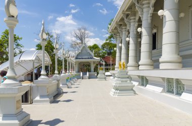 krabi Tayland Budist tapınağı beyaz ejderha