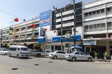 sokak ve evler krabi town Tayland