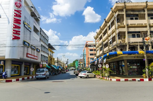 Strade e case in Krabi Tailandia — Foto Stock