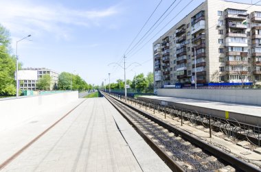 ayrı tramvay hatları ve metro yolu 1 numaralı kiev hafif raylı sistem
