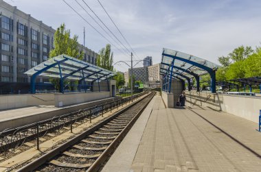 ayrı tramvay hatları ve metro yolu 1 numaralı kiev hafif raylı sistem