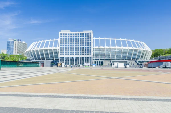 Moderno stadio olimpico di calcio a Kiev. Ucraina . — Foto Stock