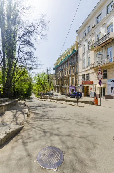 Kiev merkezi evin eski sokakları — Stok fotoğraf