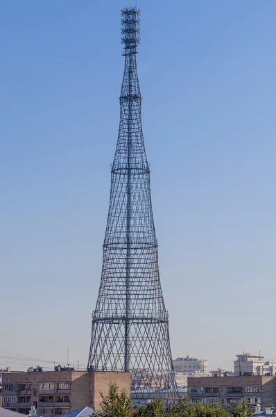 Pierwszy rosyjski wieży telewizyjnej na ulicy shabolovka — Zdjęcie stockowe