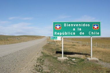Şili'deki yol