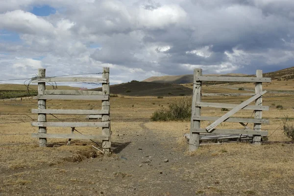 Ranch poort in Chili — Stockfoto