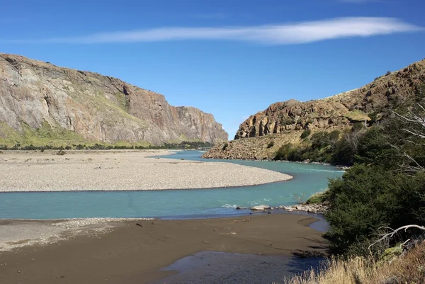 Floden i Patagonien — Stockfoto