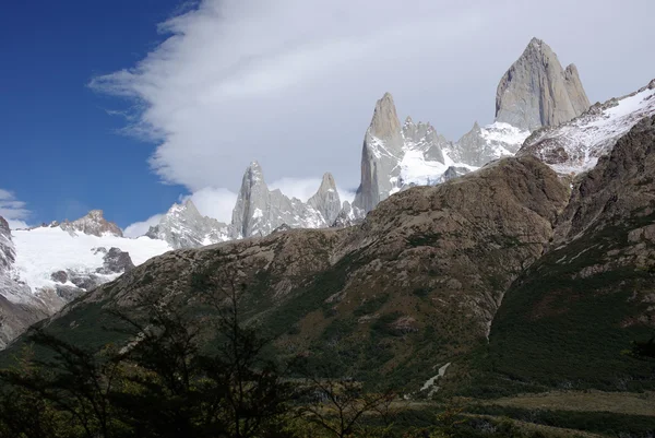 Toppar i Patagonien — Stockfoto