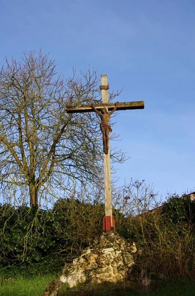 Crucifix Field Paris France Europe — Stock Photo, Image