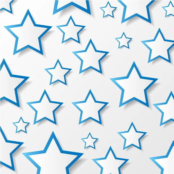 Paper stars. Vector illustration. — Stock Vector