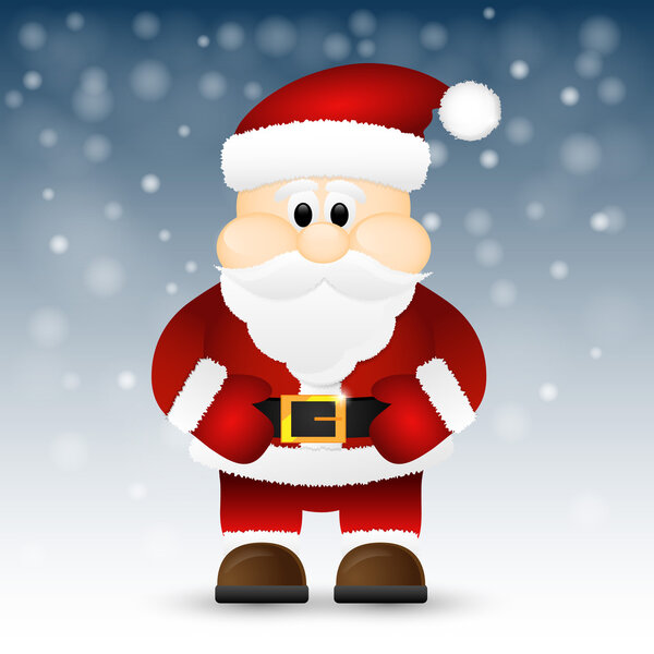Санта-Клаус изолирован на белом фоне
.