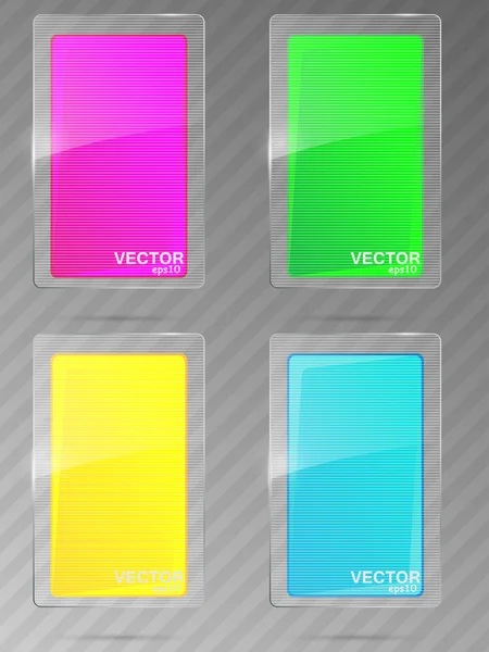 Abstract glass background — Stock Vector