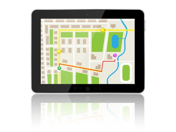 tablet pc ile gps navigasyon uygulaması