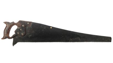 paslı antika marangozlar el testeresi