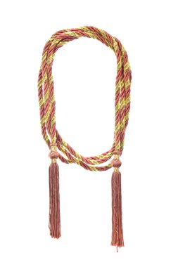 iki püsküllü ve ip perde için,