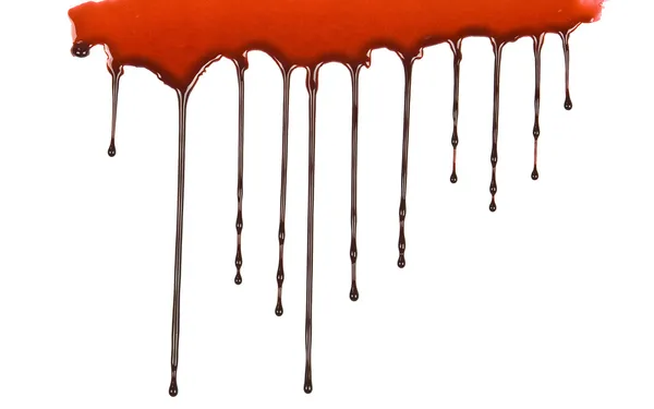 Kapající krev — Stock fotografie