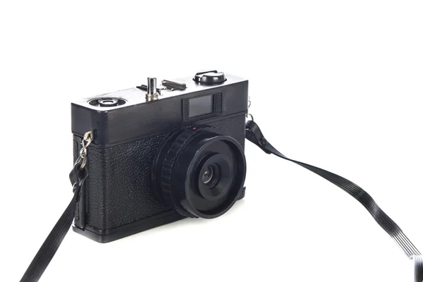 Vintage 35mm film camera isolated on white — Stock Photo, Image